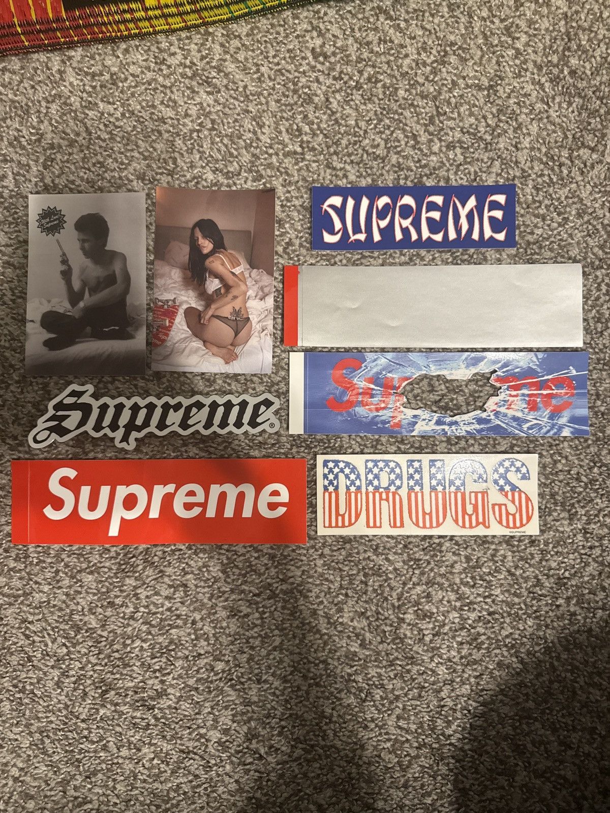 Streetwear × Supreme × Vintage Supreme Phaidon Sticker Door