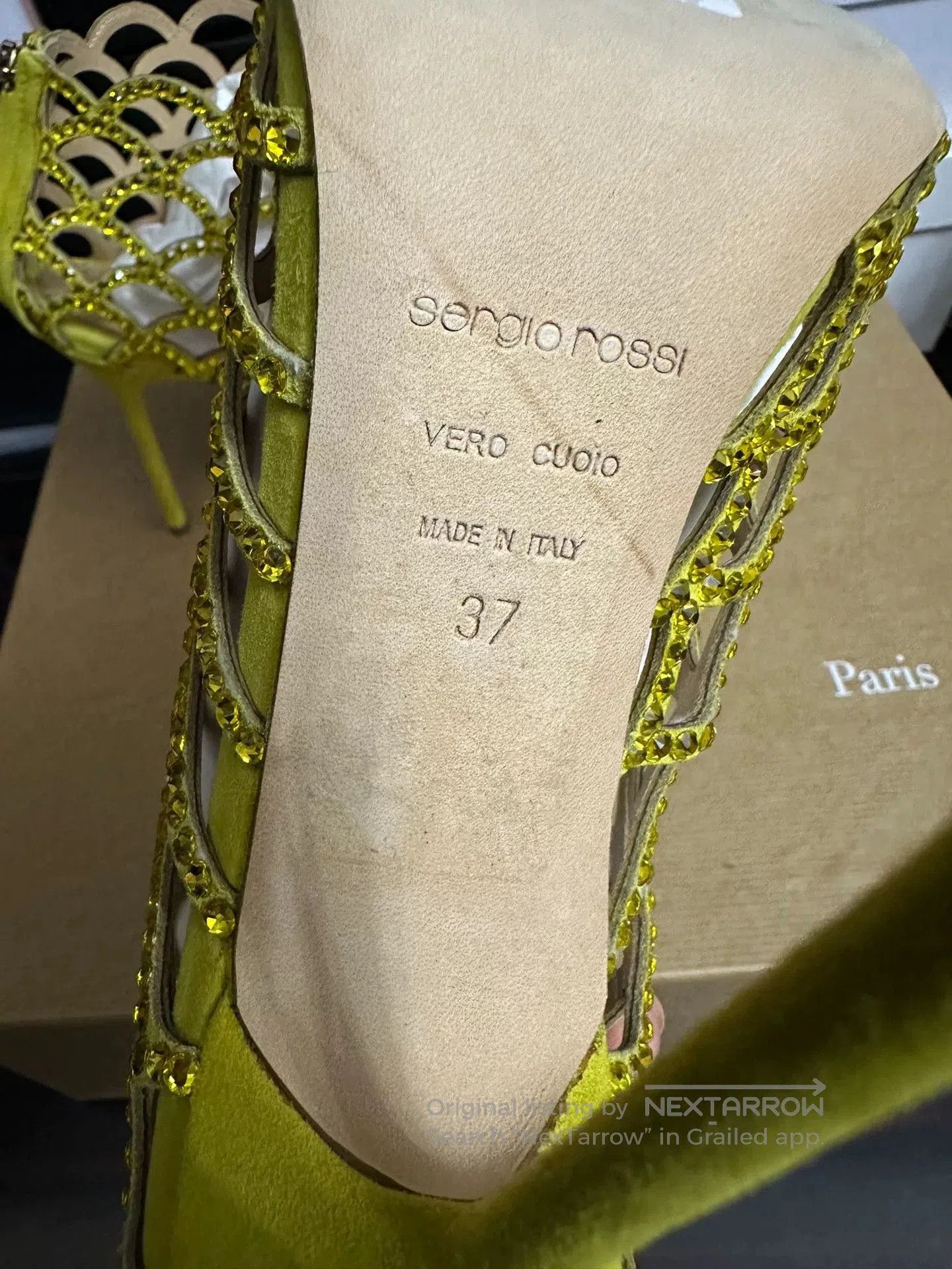 Sergio Rossi Sergio Rossi Crystal Embellished Shoes 37. Size US 6 / IT 36 - 6 Thumbnail