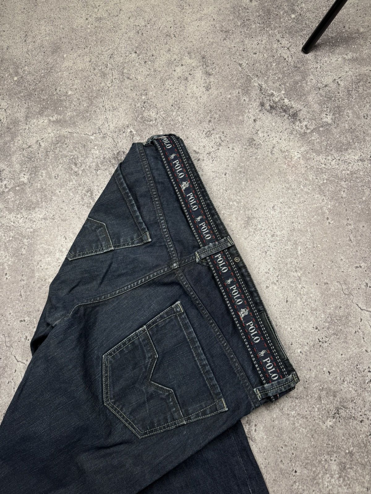 Polo Ralph Lauren Vintage Polo Ralph Lauren Monogram Y2K Big Logo Belt Japan Size ONE SIZE - 4 Thumbnail
