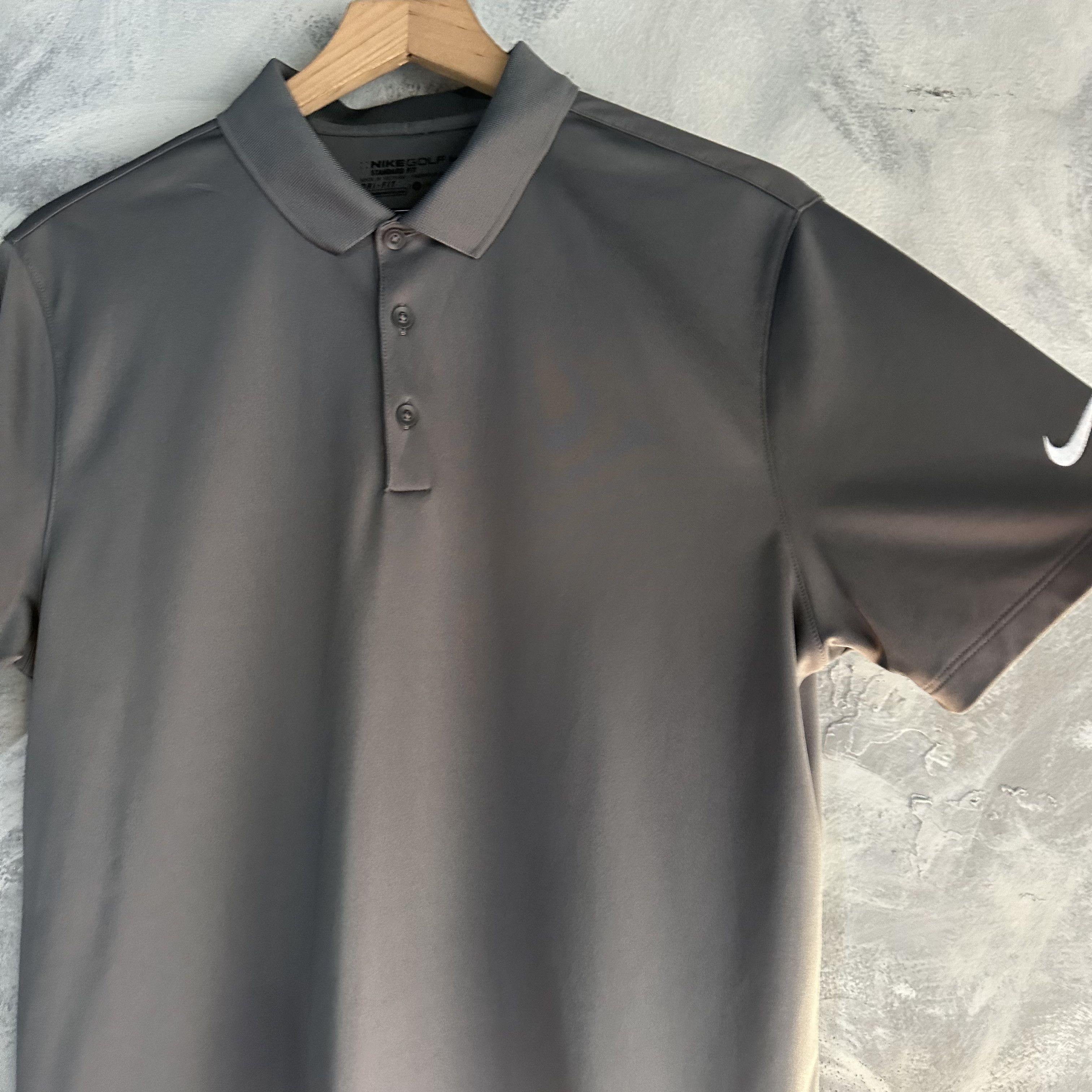 Nike Nike T Shirt Men's 2XL Plain Gray Activewear Athleisure Size US XL / EU 56 / 4 - 3 Thumbnail