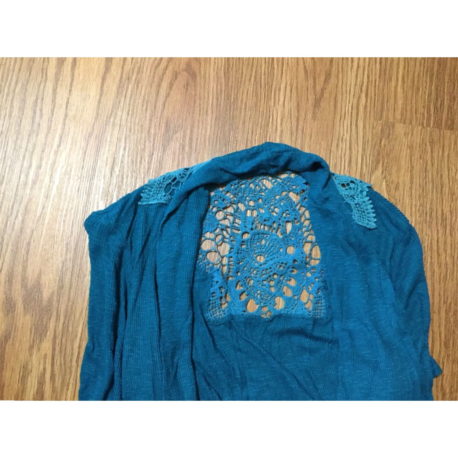 Altea VINTAGE Julie's Closet Maternity Cardigan Open-Front Teal Medium Women’s Size M / US 6-8 / IT 42-44 - 6 Thumbnail