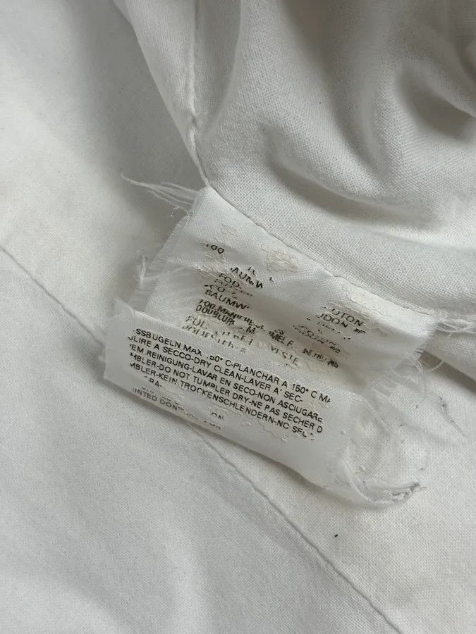 Dsquared2 SS2008 Dsquared2 White Asymmetrical Nylon Contrast Stitch Jacket Size US M / EU 48-50 / 2 - 13 Thumbnail