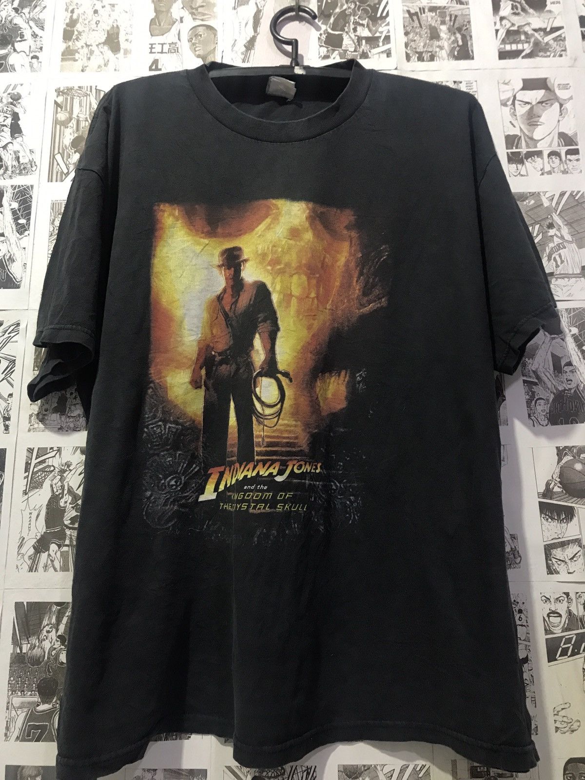 Japanese Brand × Vintage Vintage Indiana Jones Kingdom Of The Crystal Skull T-Shirt Size US XL / EU 56 / 4 - 2 Thumbnail