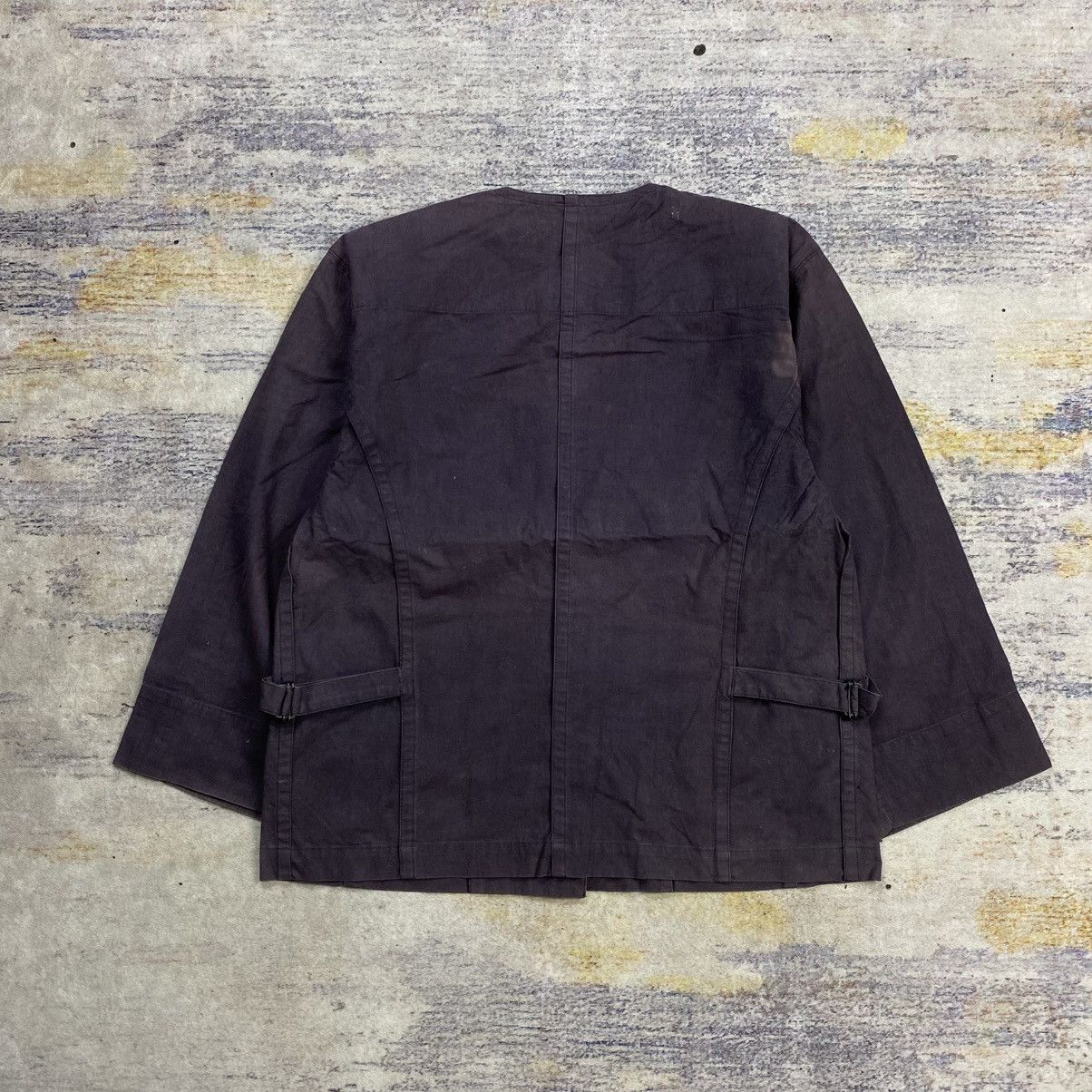 Issey Miyake Vintage issey miyake collarless jacket Size M / US 6-8 / IT 42-44 - 3 Thumbnail