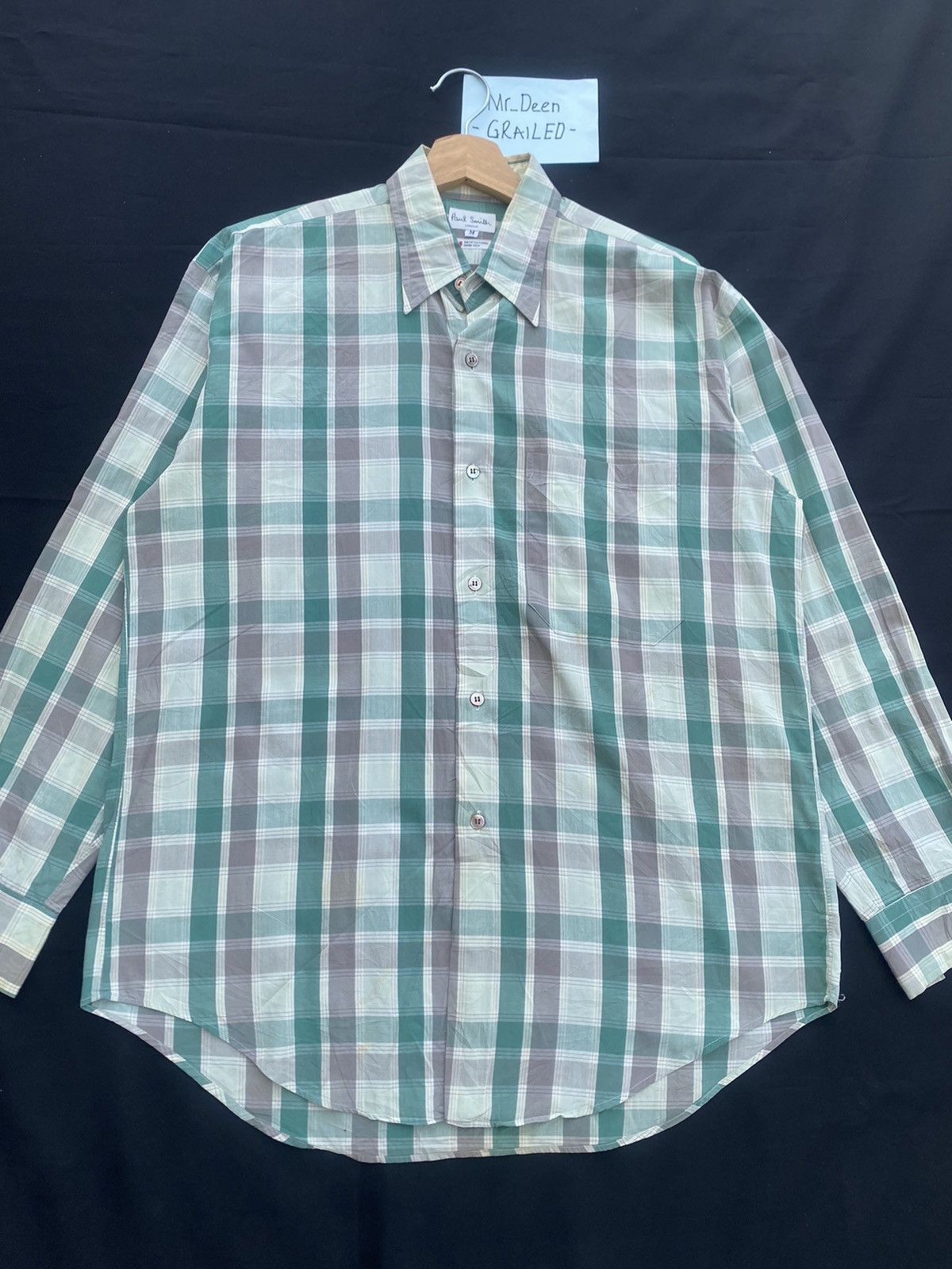 Paul Smith Rare Vintage Paul Smith Checkered Buttons Up Shirt Size US M / EU 48-50 / 2 - 4 Thumbnail
