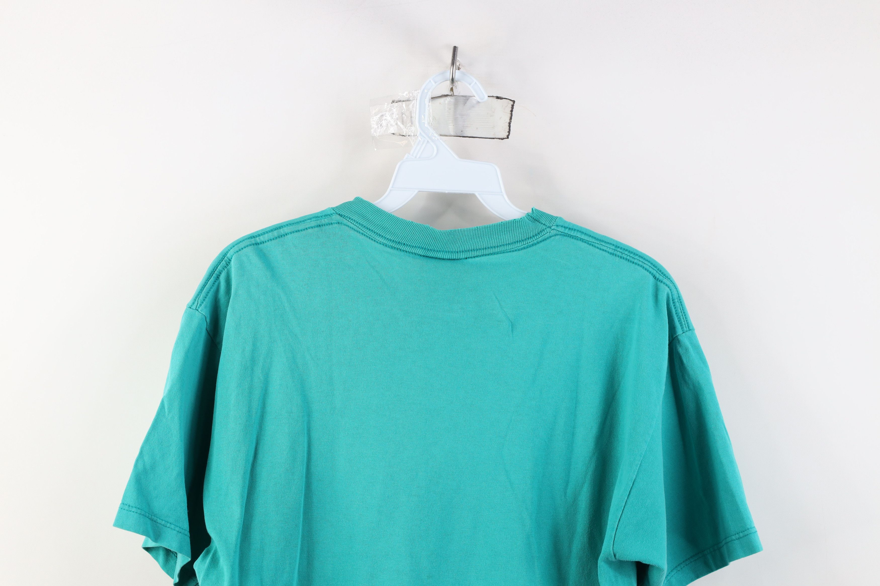 Disney Vintage 80s 90s Disney Mickey Mouse T-Shirt Teal USA Size US S / EU 44-46 / 1 - 15 Thumbnail