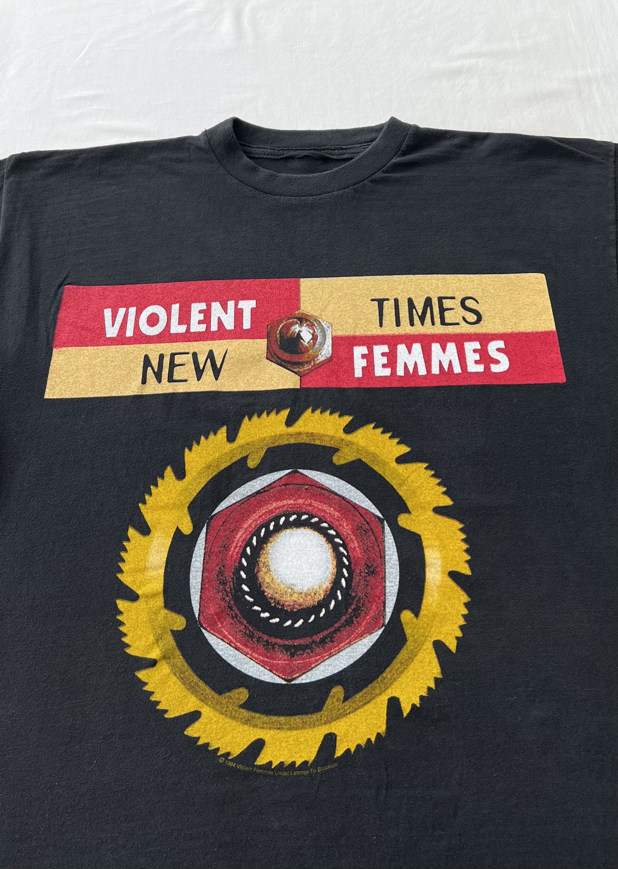 Band Tees Vintage 1994 Violent Femmes New Times Rock Band T-shirt Size US XL / EU 56 / 4 - 5 Thumbnail