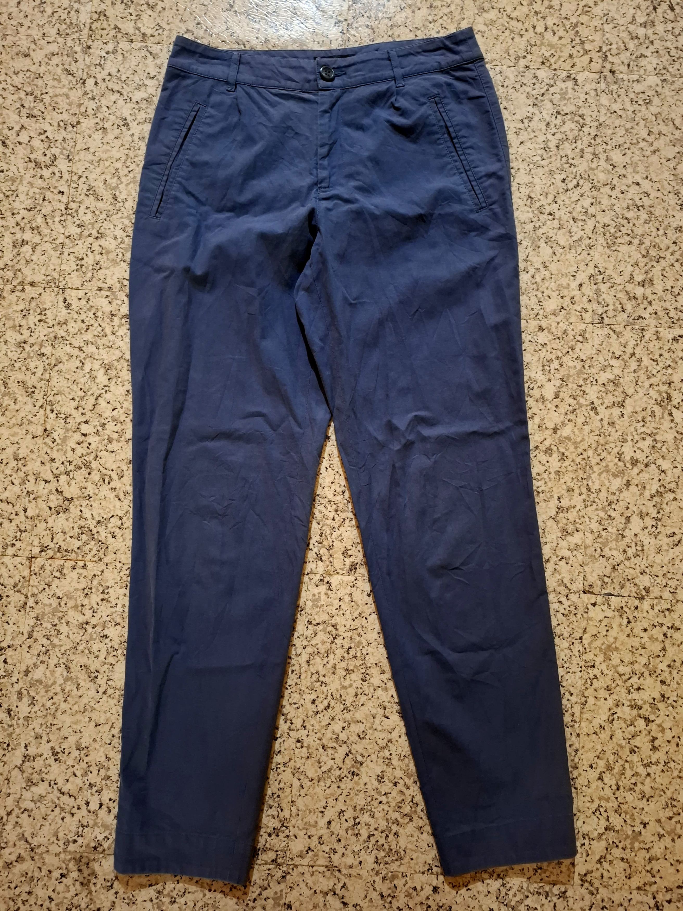 A.P.C. VINTAGE A.P.C. Blue Adjustable Button Cuff Tapered Chinos Size 28" / US 6 / IT 42 - 1 Thumbnail
