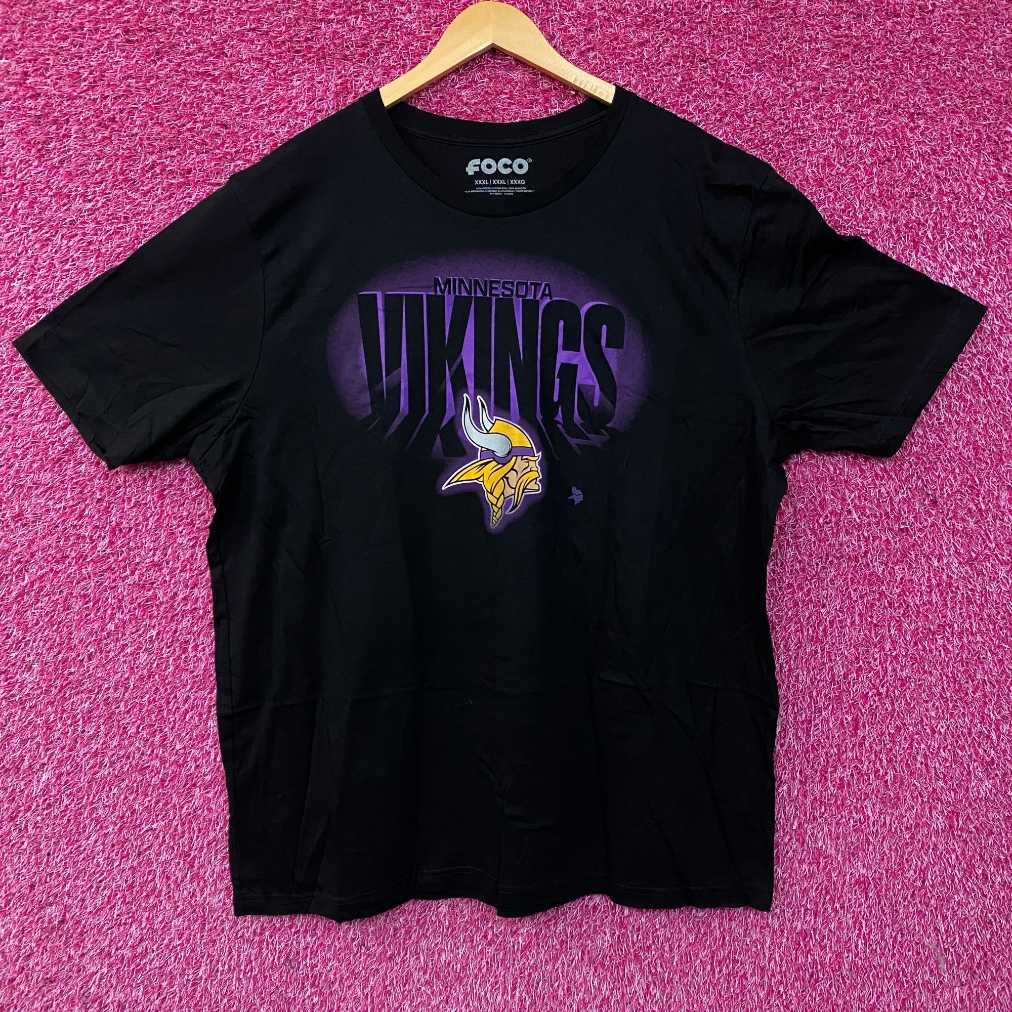 NFL FOCO NFL Minnesota Vikings Logo Graphic T-Shirt 3XL Size US XXL / EU 58 / 5 - 1 Thumbnail