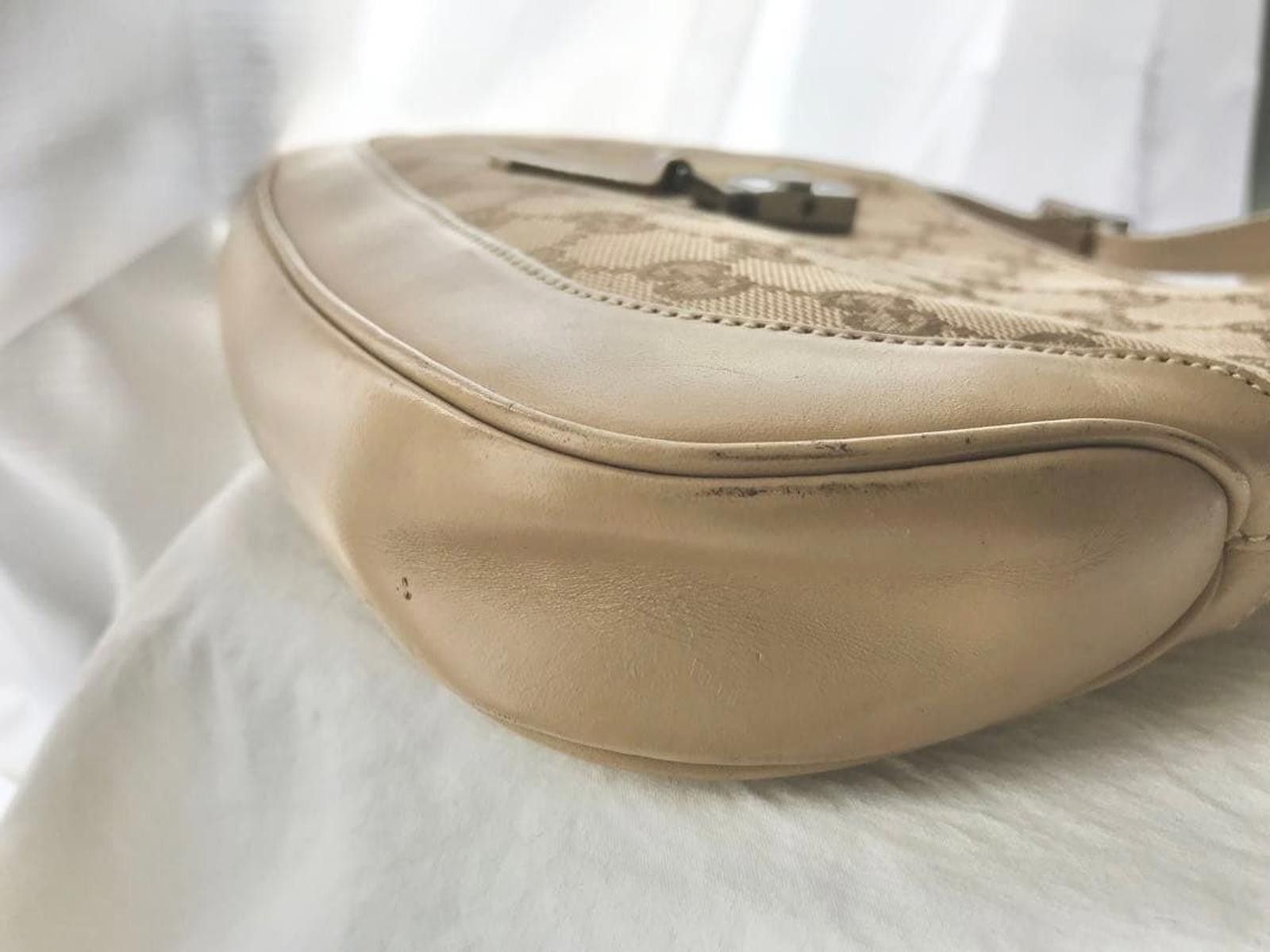 Gucci Gucci - Beige Monogram Canvas Shoulder Bag Size ONE SIZE - 6 Thumbnail