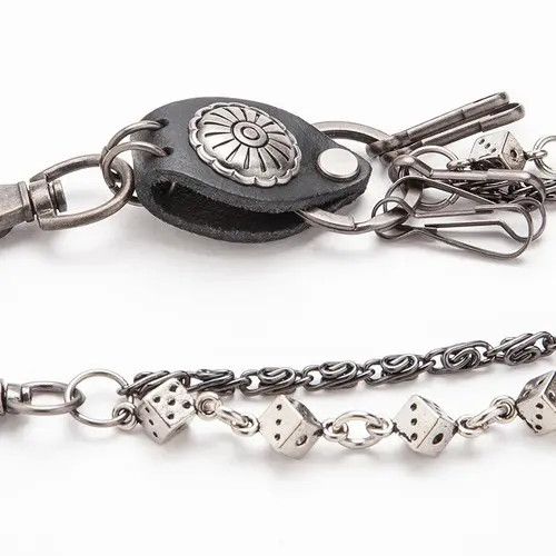 Japanese Brand Dice and Tribe Jean Motor Rock Wallet Pants Belt Chain Size ONE SIZE - 5 Thumbnail