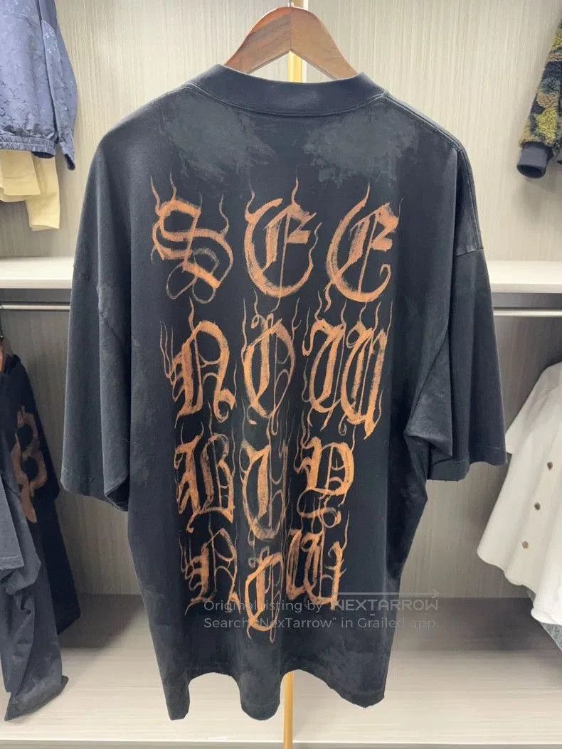 Balenciaga Balenciaga Sanskrit Print Short Sleeve Tee. Size US S / EU 44-46 / 1 - 2 Thumbnail