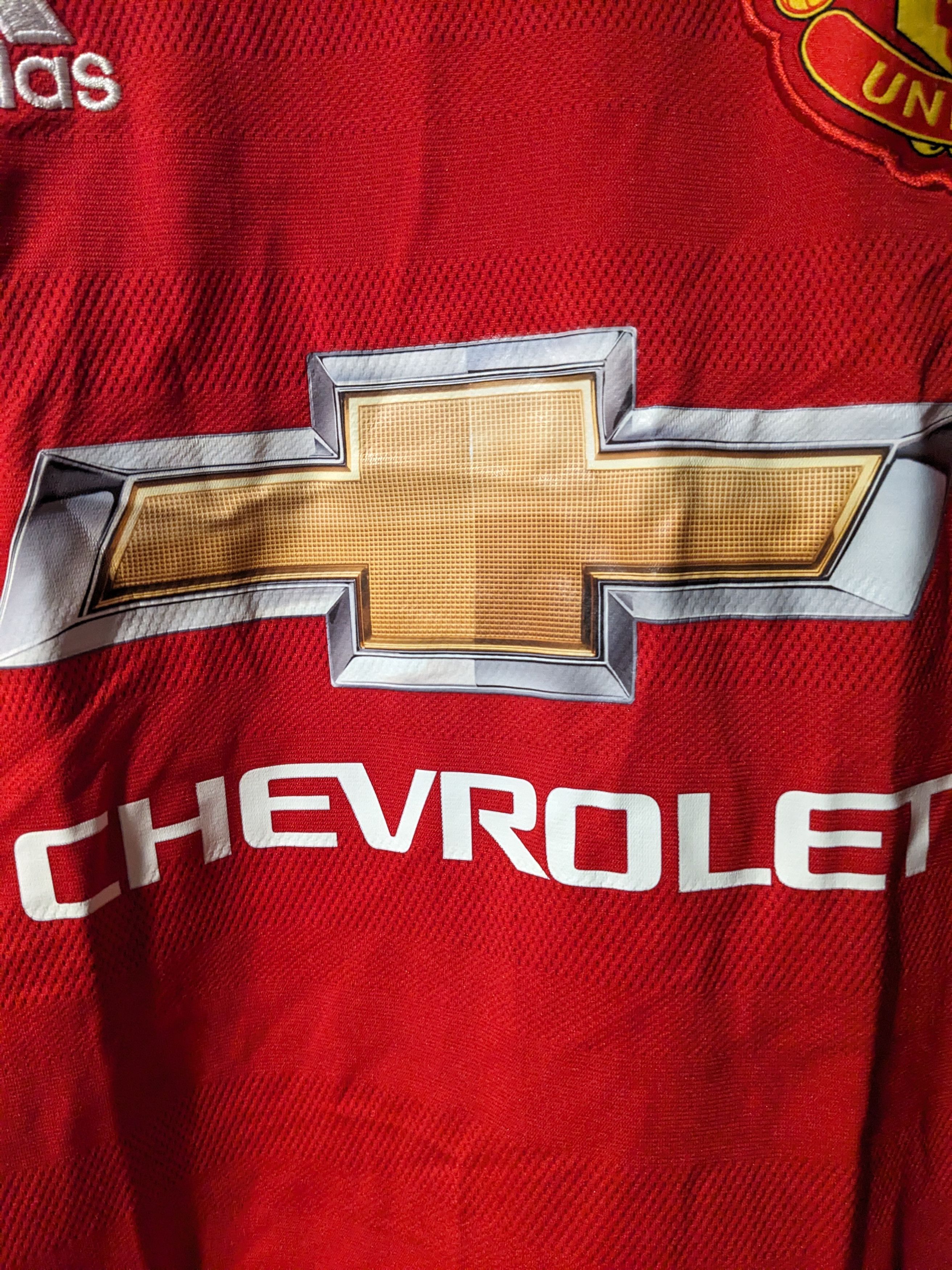 Fila × Vintage Adidas Manchester United Chevrolet Soccer Football Jersey Size US S / EU 44-46 / 1 - 2 Thumbnail