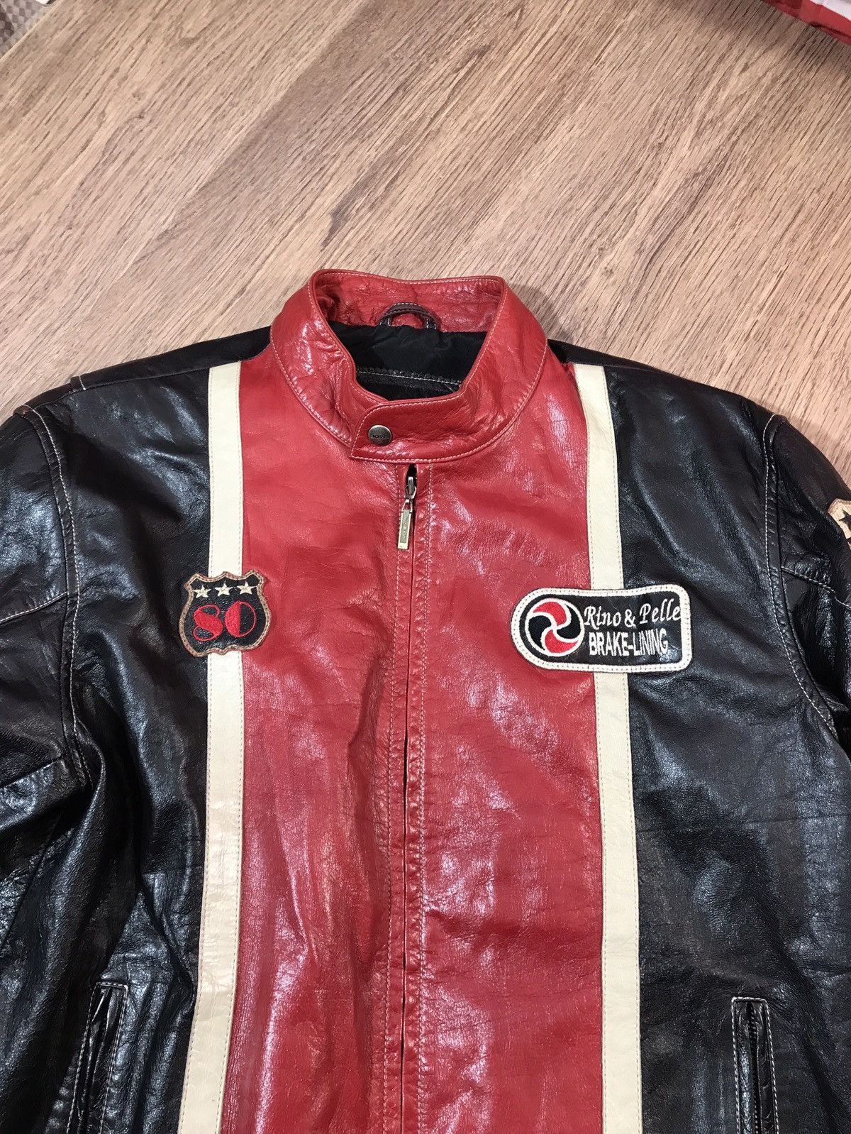 Vintage Vintage Leather Racing Moto Jacket Size US L / EU 52-54 / 3 - 2 Thumbnail