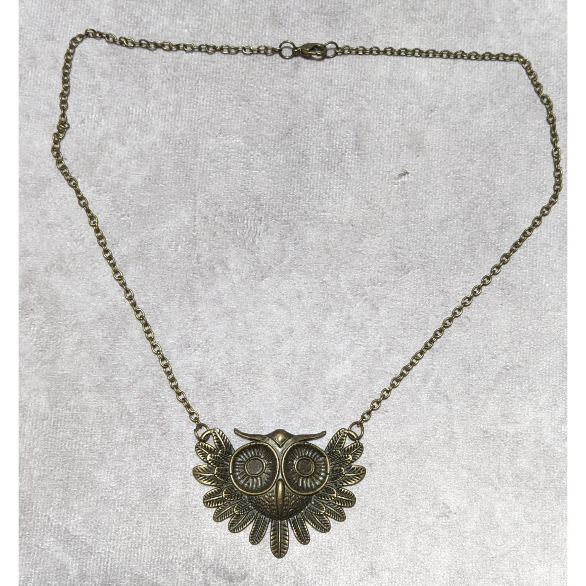 Other Gold Steampunk Owl Necklace Size ONE SIZE - 10 Thumbnail
