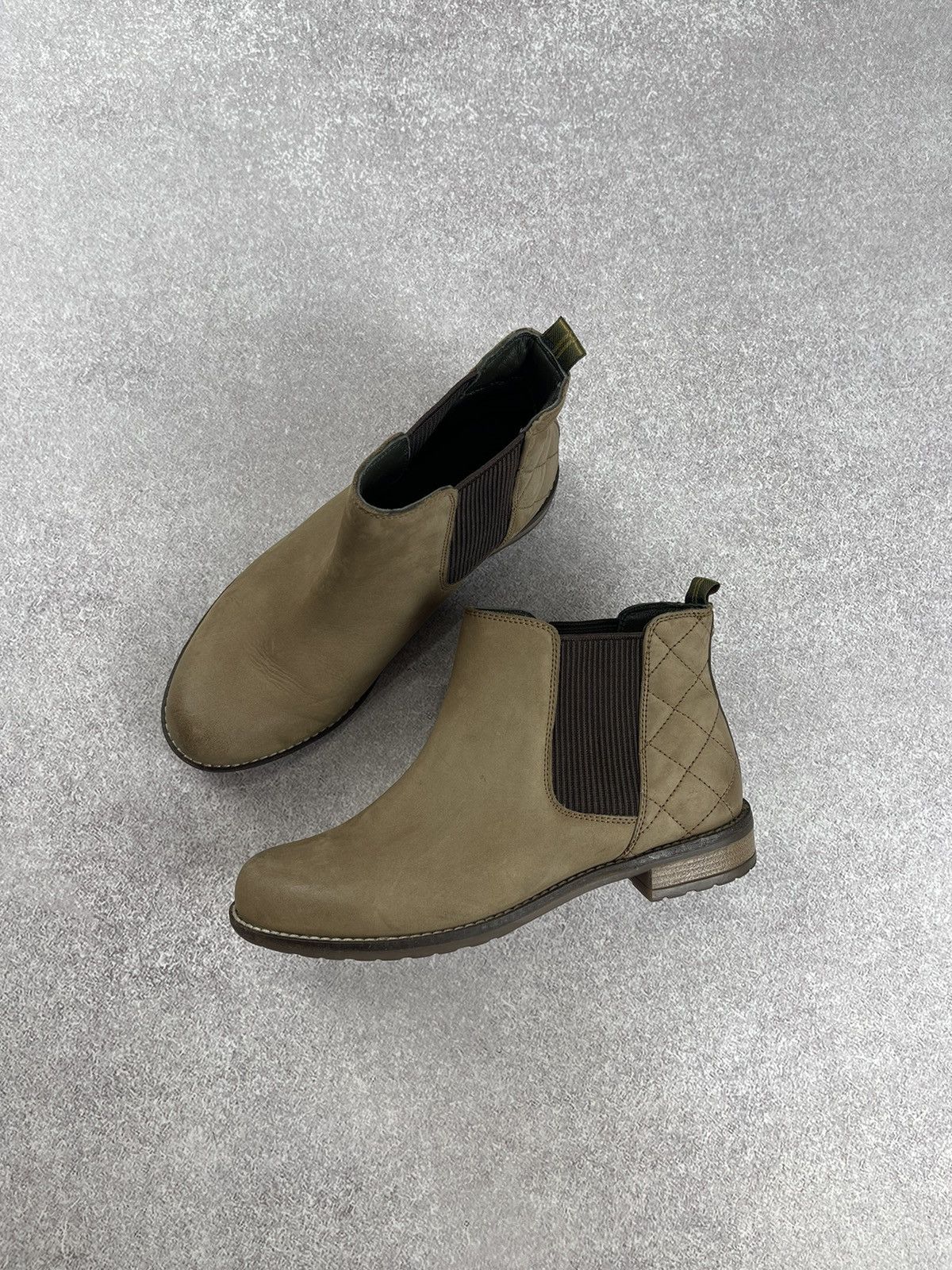 Barbour Barbour Abigail Quilt Chelsea Mid Ankle Leather Boots Size US 6.5 / IT 36.5 - 5 Thumbnail