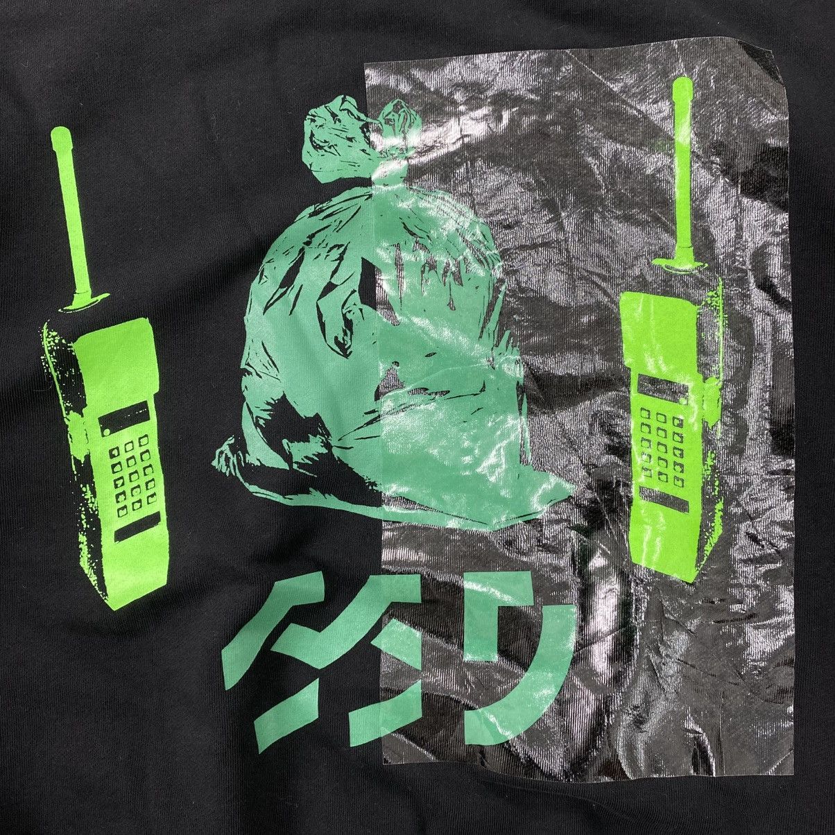 Diesel Diesel Partly Laminated Graphic Printed Sweatshirt Size US S / EU 44-46 / 1 - 3 Thumbnail