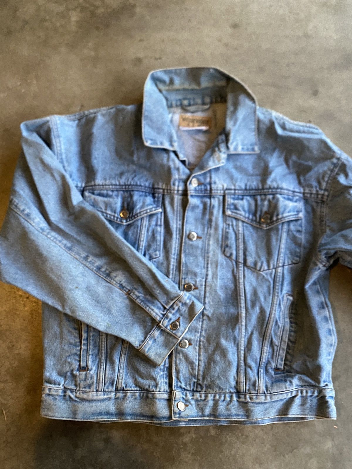 Vintage × Wrangler Vintage Wrangler Denim Jacket Size US XL / EU 56 / 4 - 1 Thumbnail