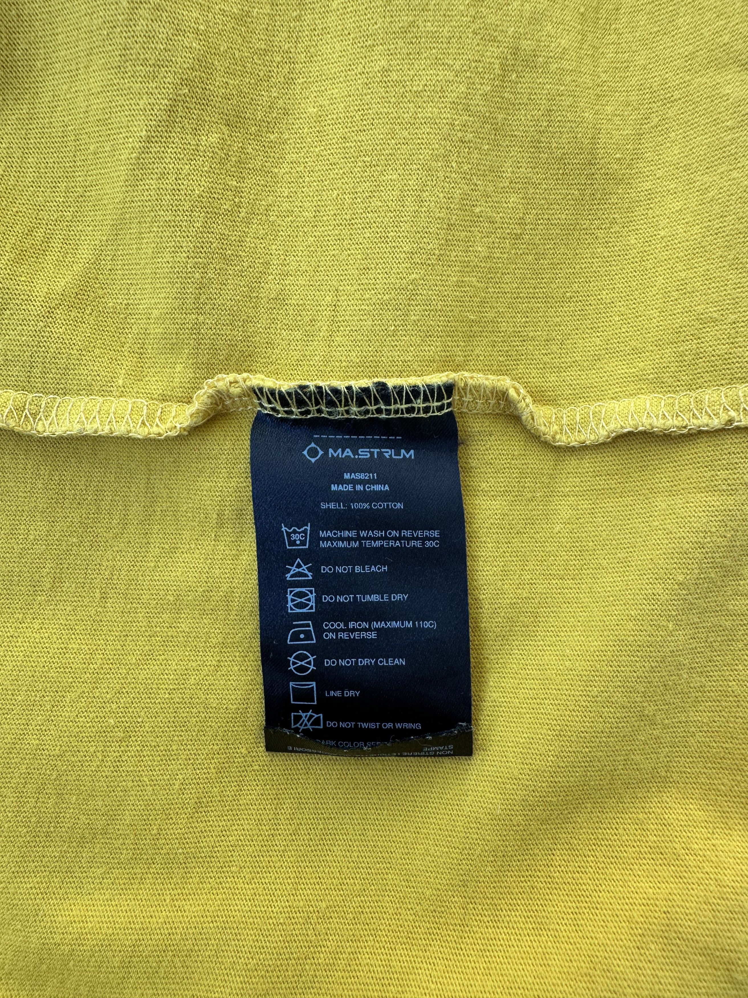 MA.STRUM Ma.Strum Yellow Long Sleeve T-Shirt XXL Size US XL / EU 56 / 4 - 8 Thumbnail