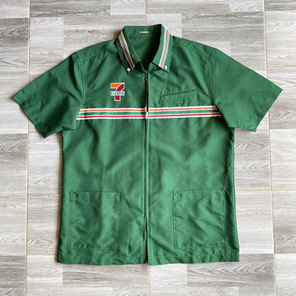 VTG 7-ELEVEN Uniform Shirt/Jacket Zip Up