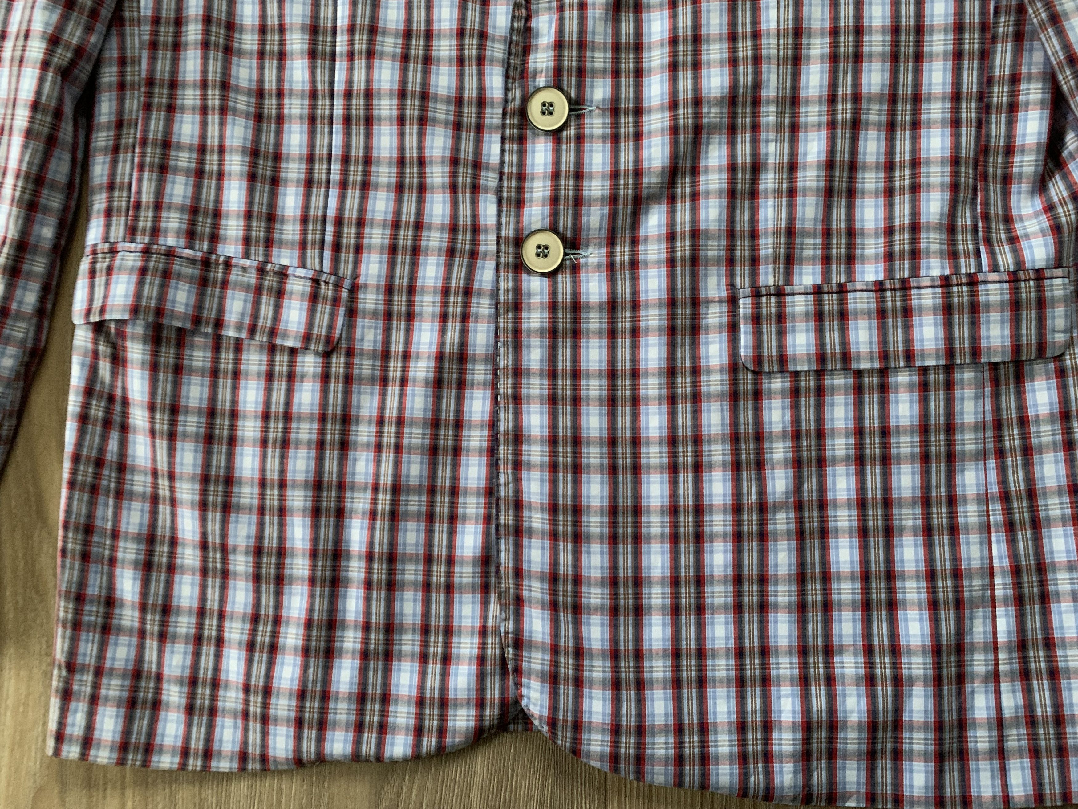 Designer × Other Riccardo Cavaletti Cotton Blazer Jacket Size 52S - 6 Thumbnail