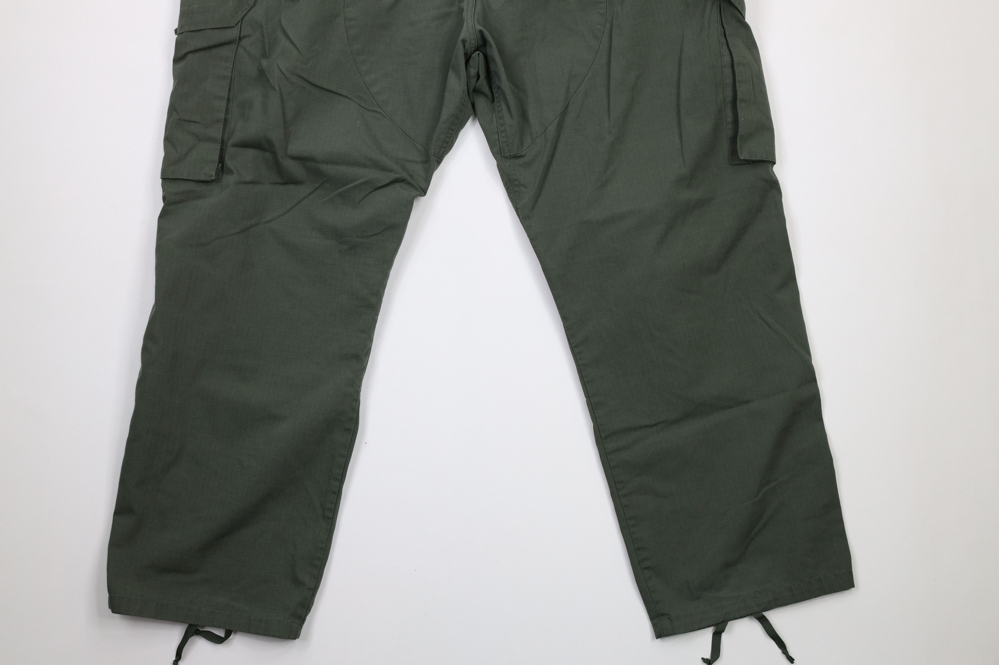 Vintage Vintage Streetwear Double Knee Wide Leg Cargo Pants Green Size US 40 / EU 56 - 10 Thumbnail