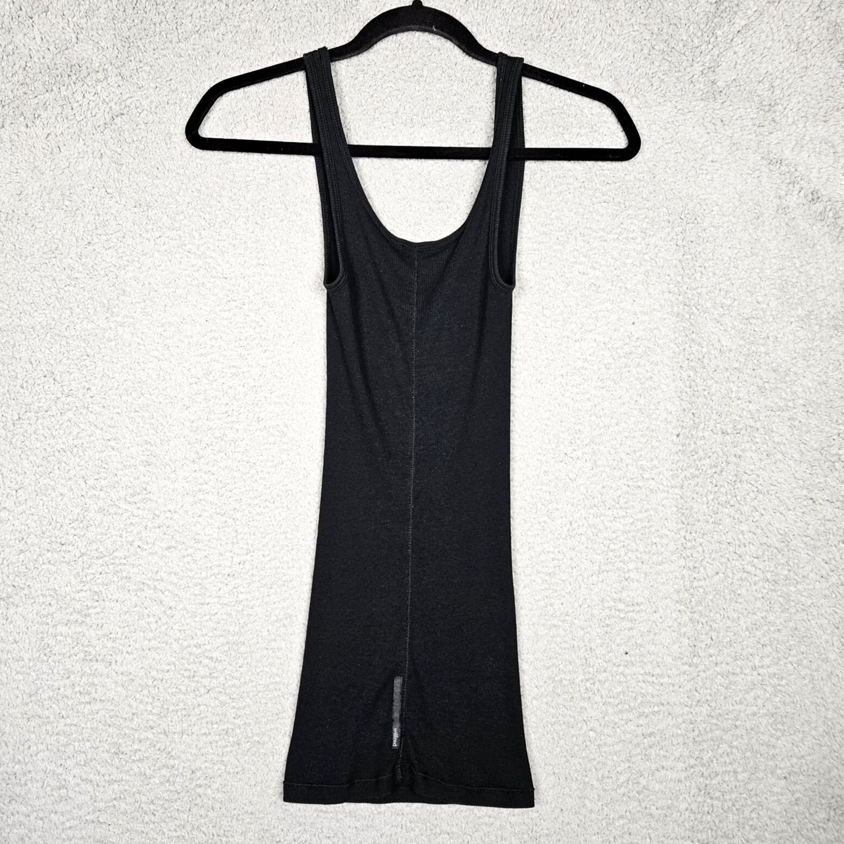Vintage Wilfred Free Women’s Tank Top XXS Black Sleeveless Scoop Neck Cotton Modal Shirt) Size XXS / US 00 / IT 34 - 2 Thumbnail