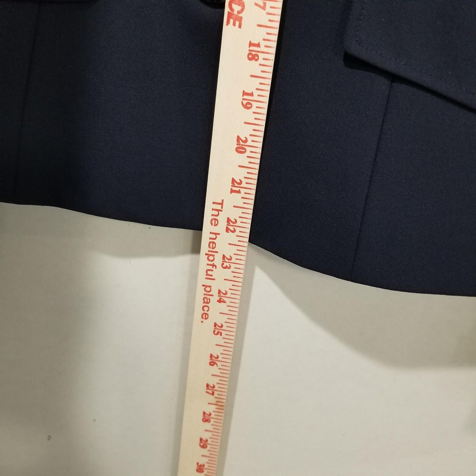 Lafayette 148 Lafayette 148 New York Blazer Womens 6 Blue Wool Stretch Size M / US 6-8 / IT 42-44 - 7 Thumbnail