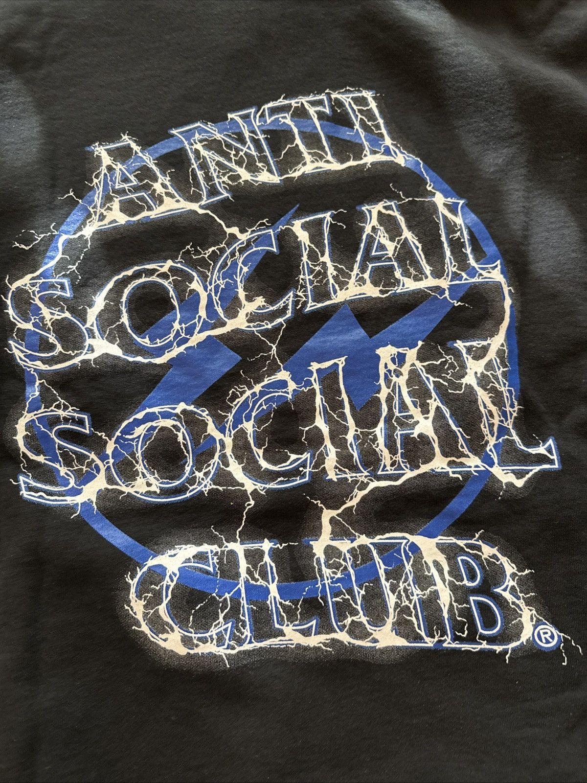 Anti Social Social Club × Fragment Design Anti Social Social Club x Fragment Bolt Hoodie XXL Black Size US XXL / EU 58 / 5 - 6 Thumbnail