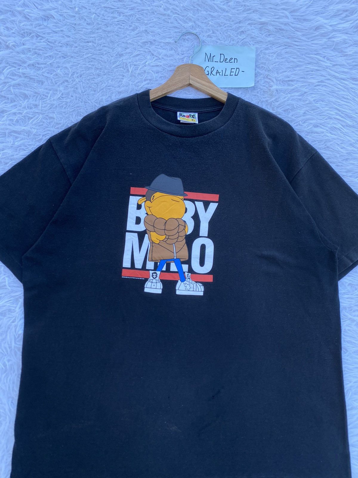 Bape Rare BAPE Baby Milo Printed XL size Tee Size US XL / EU 56 / 4 - 6 Thumbnail