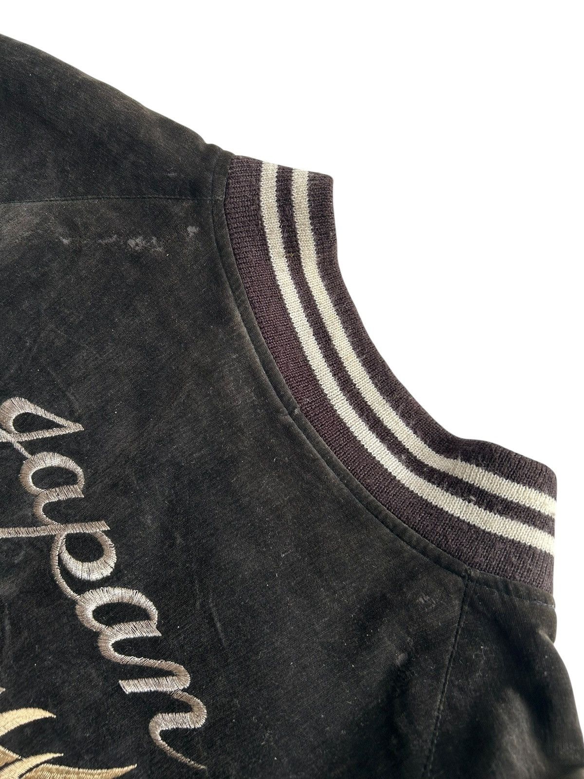 Japanese Brand THRASHED Vintage Sukajan Embroidery Sunfaded Jacket Size US XL / EU 56 / 4 - 18 Thumbnail