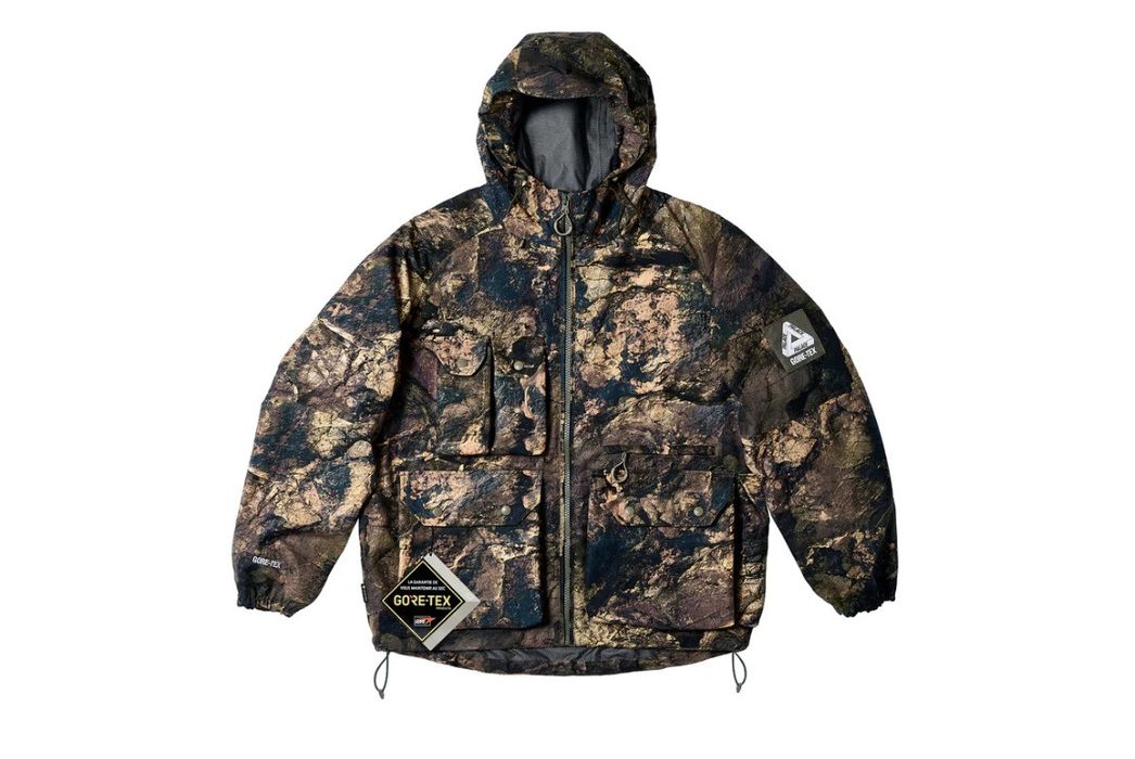 Palace Large Palace Goretex Cotton RS Jacket Rockscape | Grailed