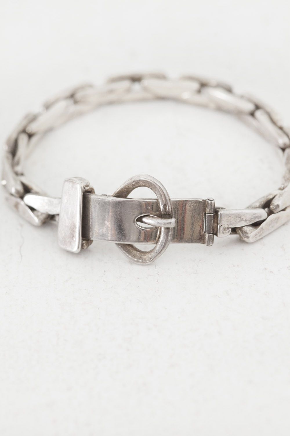 Vintage Vintage sterling silver boucle de sellier bracelet Size ONE SIZE - 6 Thumbnail