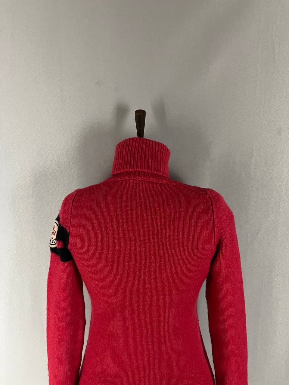 Moncler Moncler Red Sweater Size S / US 4 / IT 40 - 9 Thumbnail