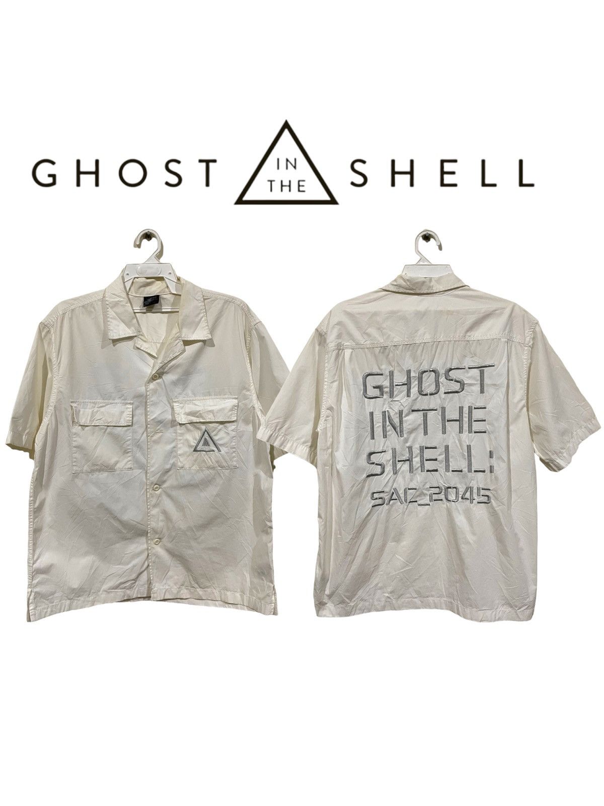 Anime Ghost In The Shell Ripstop Distressed Shirts Size US L / EU 52-54 / 3 - 1 Thumbnail