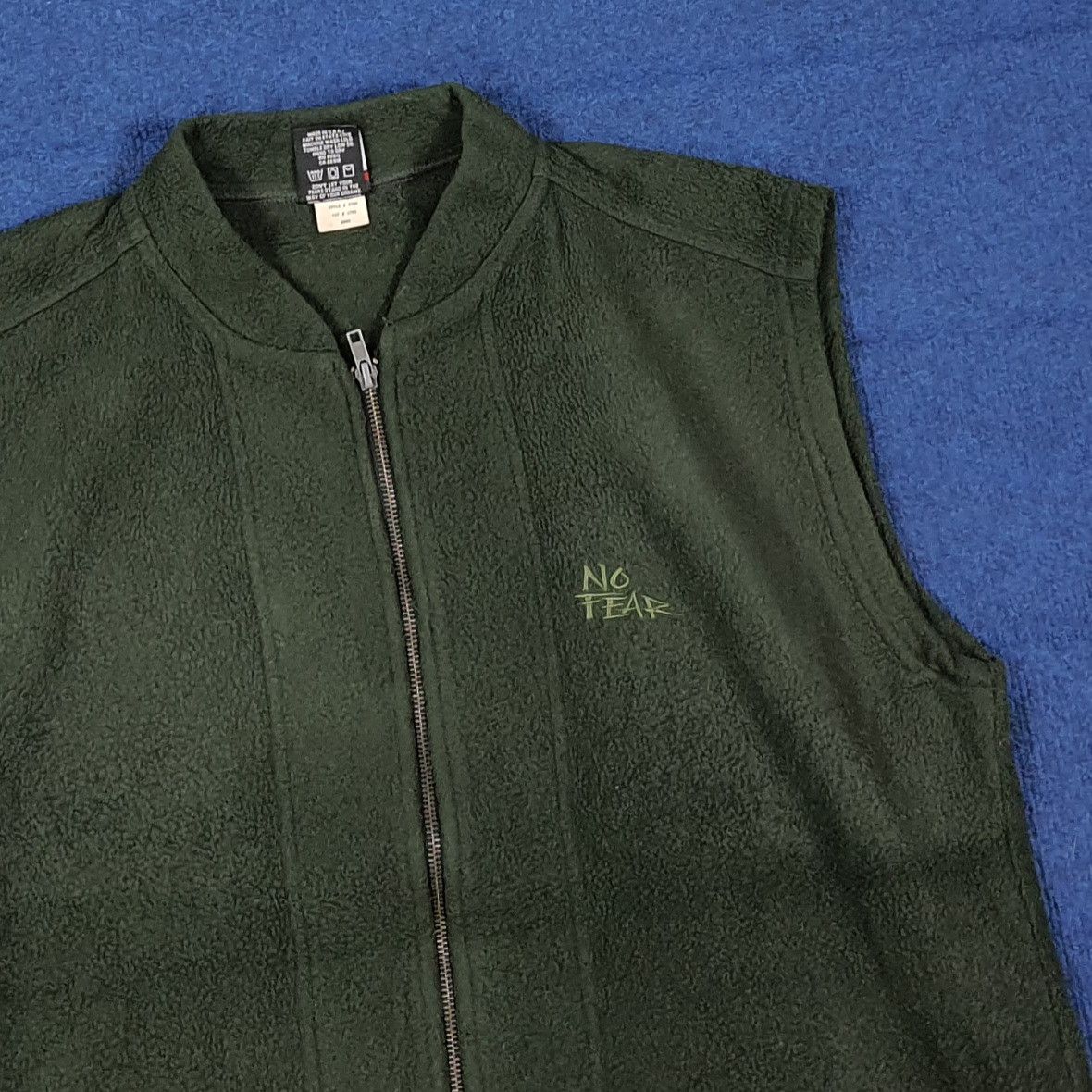 No Fear Vintage 90s No Fear Fleece Vest Gorpcore Style C279N19 Size US L / EU 52-54 / 3 - 4 Thumbnail
