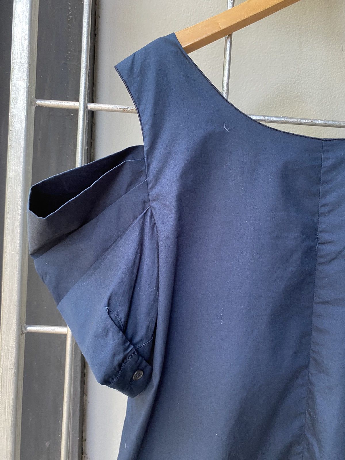 Miu Miu Miu miu navy blouse Size ONE SIZE - 13 Thumbnail