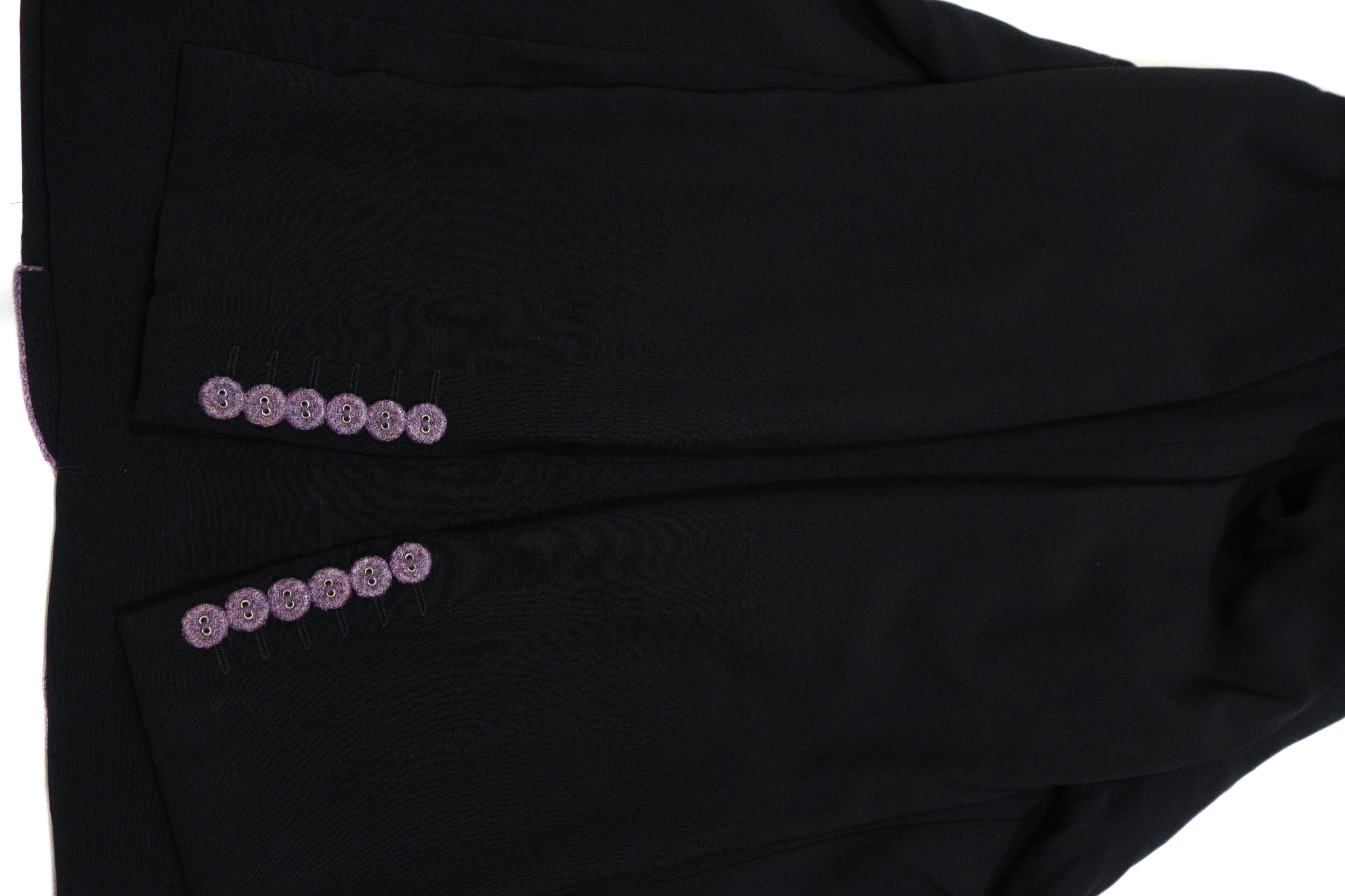Versace Gianni Versace Couture Vintage Wool Blazer Piping Detail 90s Size XL / US 12-14 / IT 48-50 - 5 Thumbnail