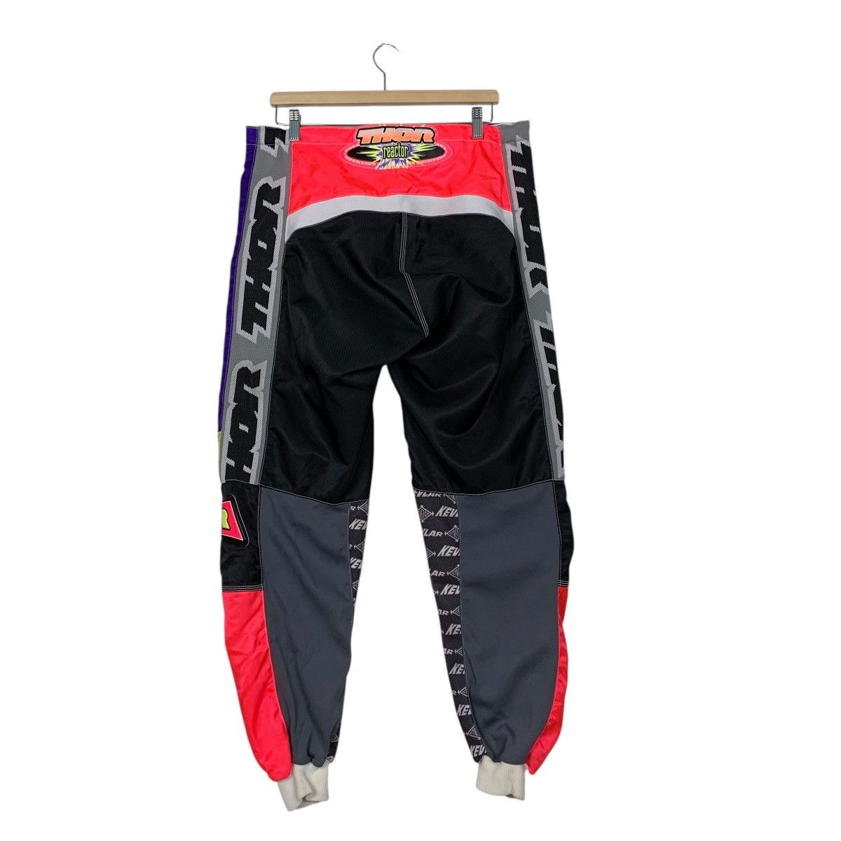 Other Vintage 90s Thor Reactor Motorcross Racing Pants Size US 34 / EU 50 - 7 Thumbnail
