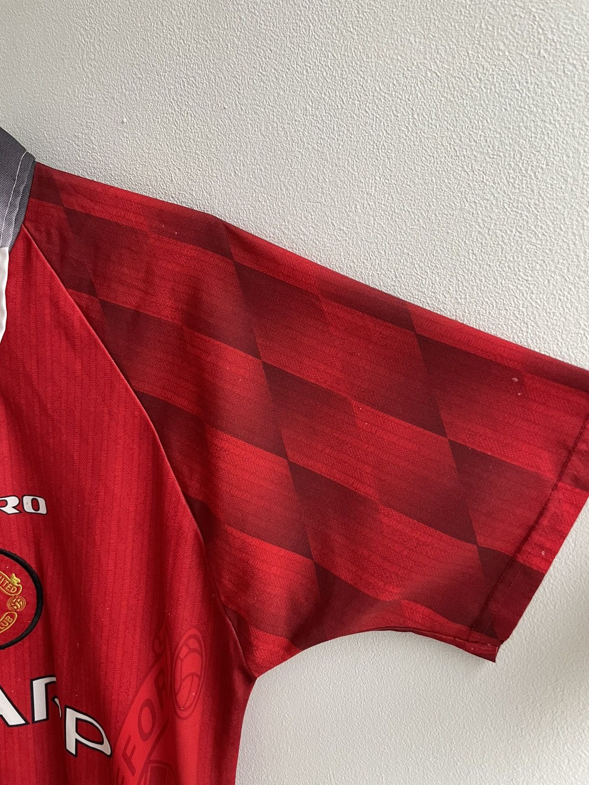 Umbro Manchester United 1996 1997 1998 Footbal Shirt Soccer Jersey Size US XXS / EU 40 - 7 Thumbnail