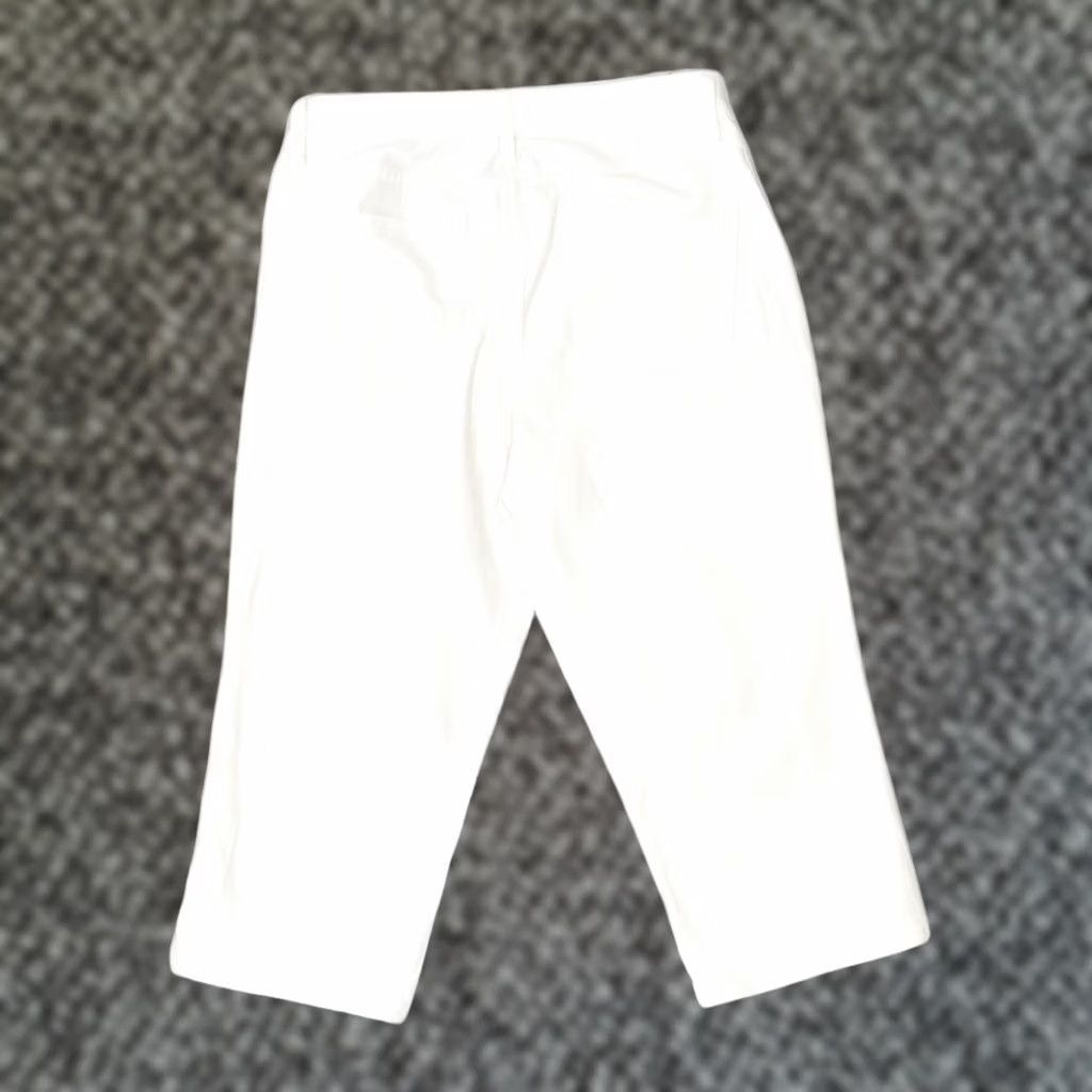 Lee LEE Mens Capri Trousers US 6 Medium W28 L18 White Cotton Mid Rise Size US 31 - 1 Thumbnail