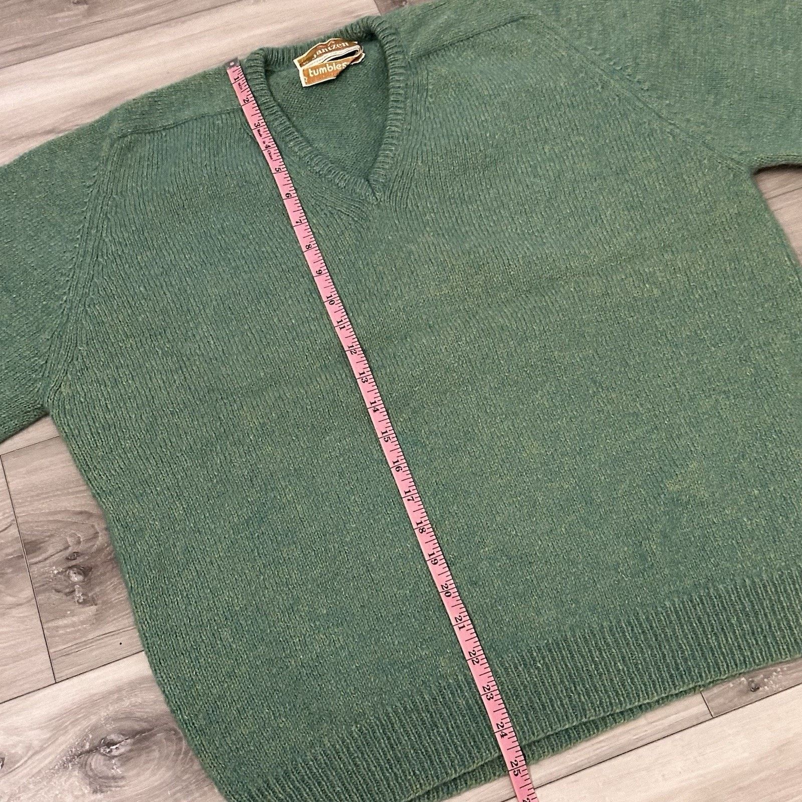 Jantzen VTG 1960s Jantzen Sweater Men’s X-Large Washable Wool Green Size US XL / EU 56 / 4 - 7 Thumbnail