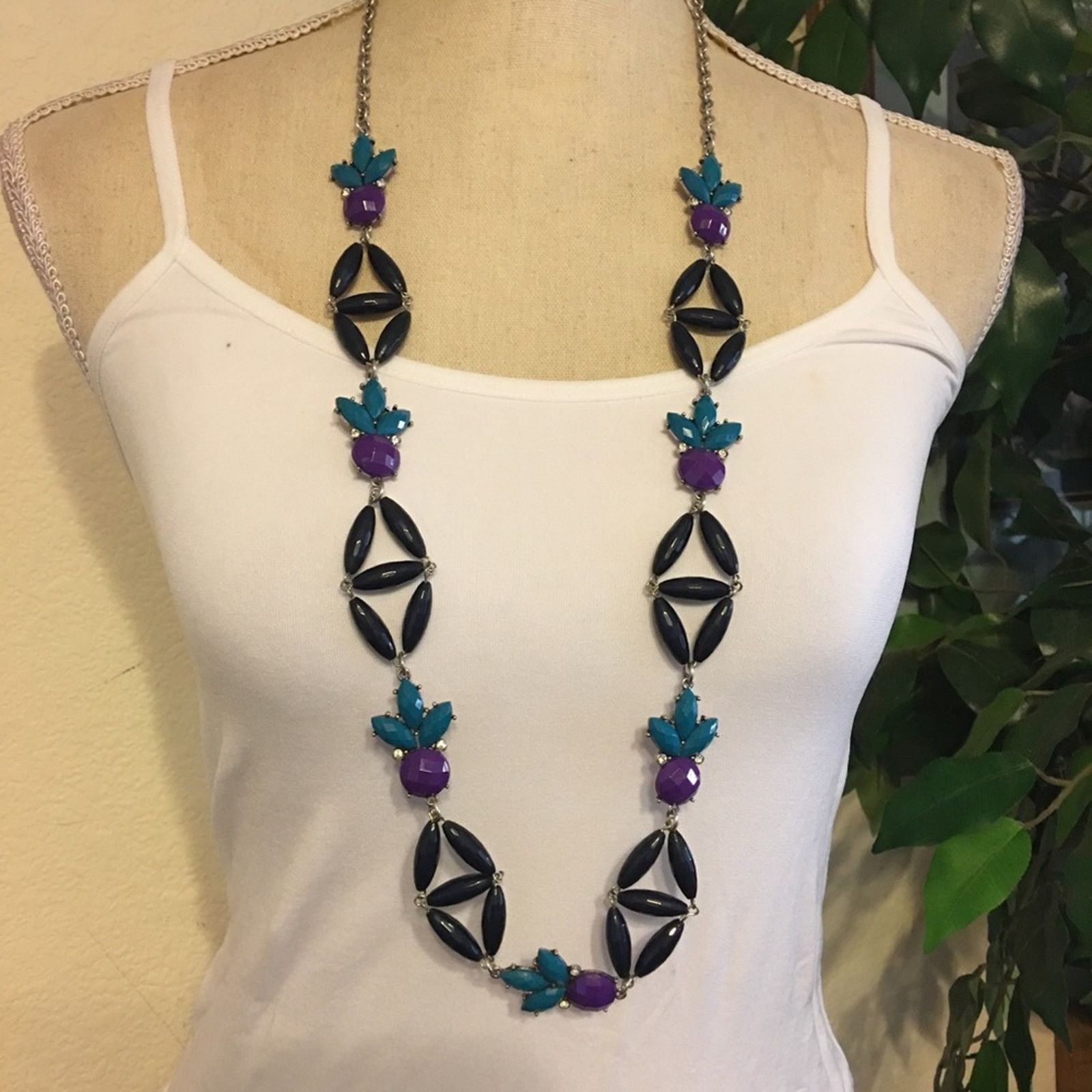 Jewelry Premier Designs faceted jeweled long necklace Size ONE SIZE - 1 Thumbnail