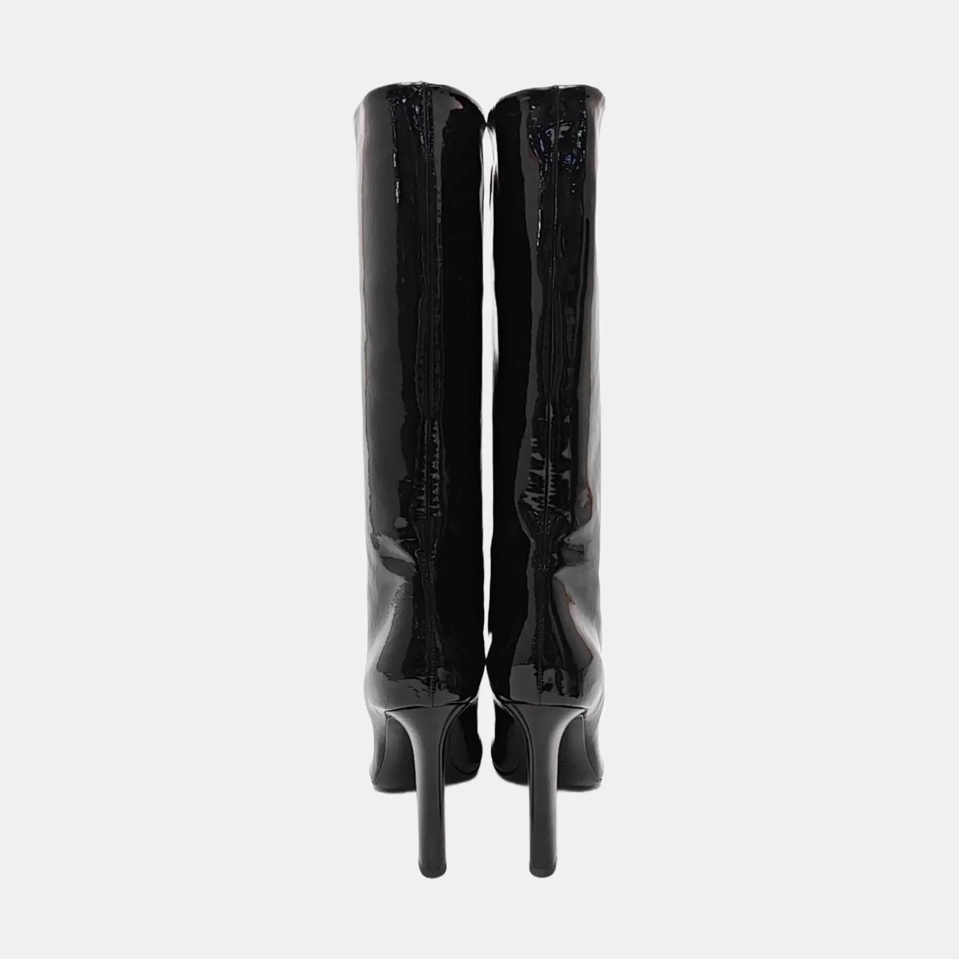Saint Laurent Paris YSL heel boots 38 Size US 8 / IT 38 - 3 Thumbnail