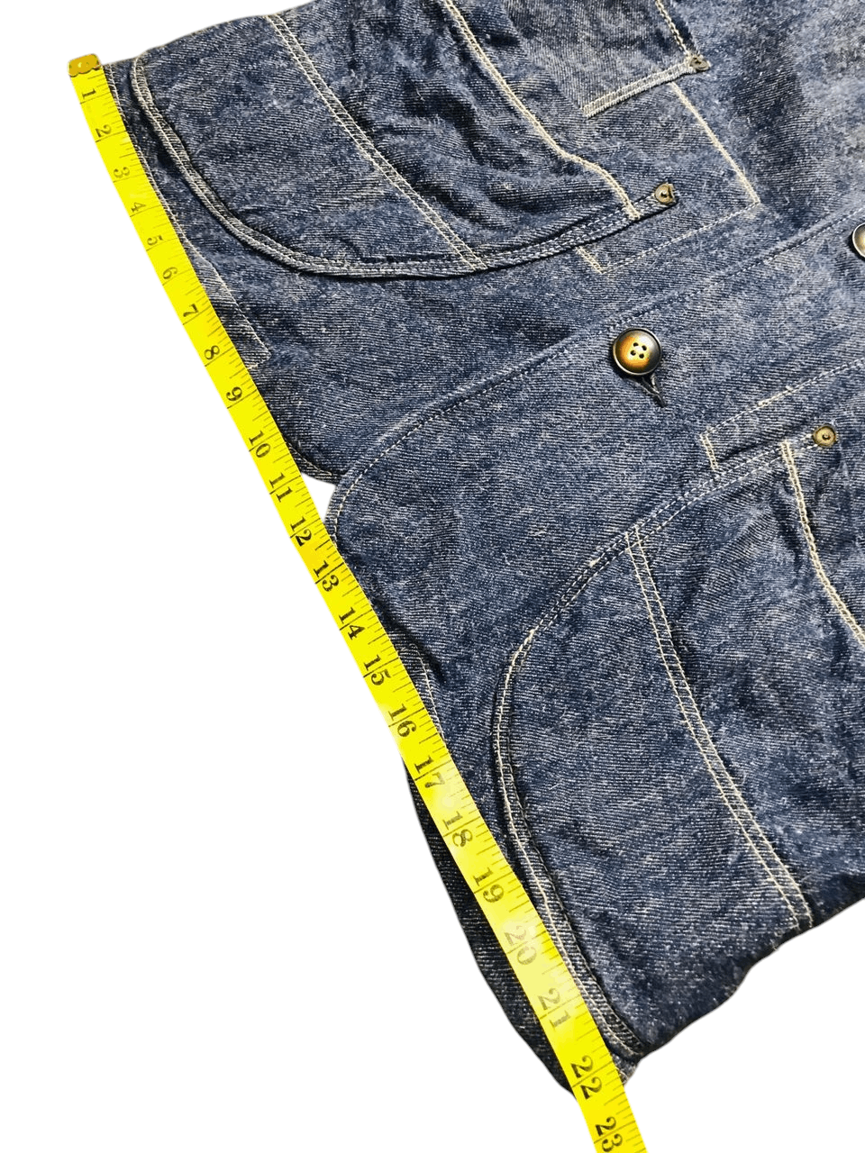 Japanese Brand Vintage John Bull Denim Long Jacket Size US M / EU 48-50 / 2 - 11 Thumbnail