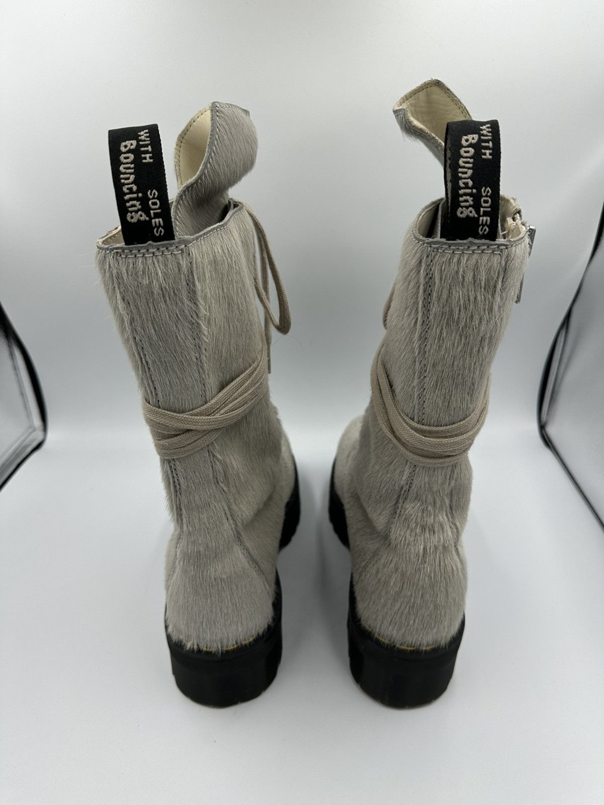 Dr. Martens × Rick Owens Rick Owens x Dr. Martens Pony Hair Boots Size US 7.5 / EU 40-41 - 9 Thumbnail