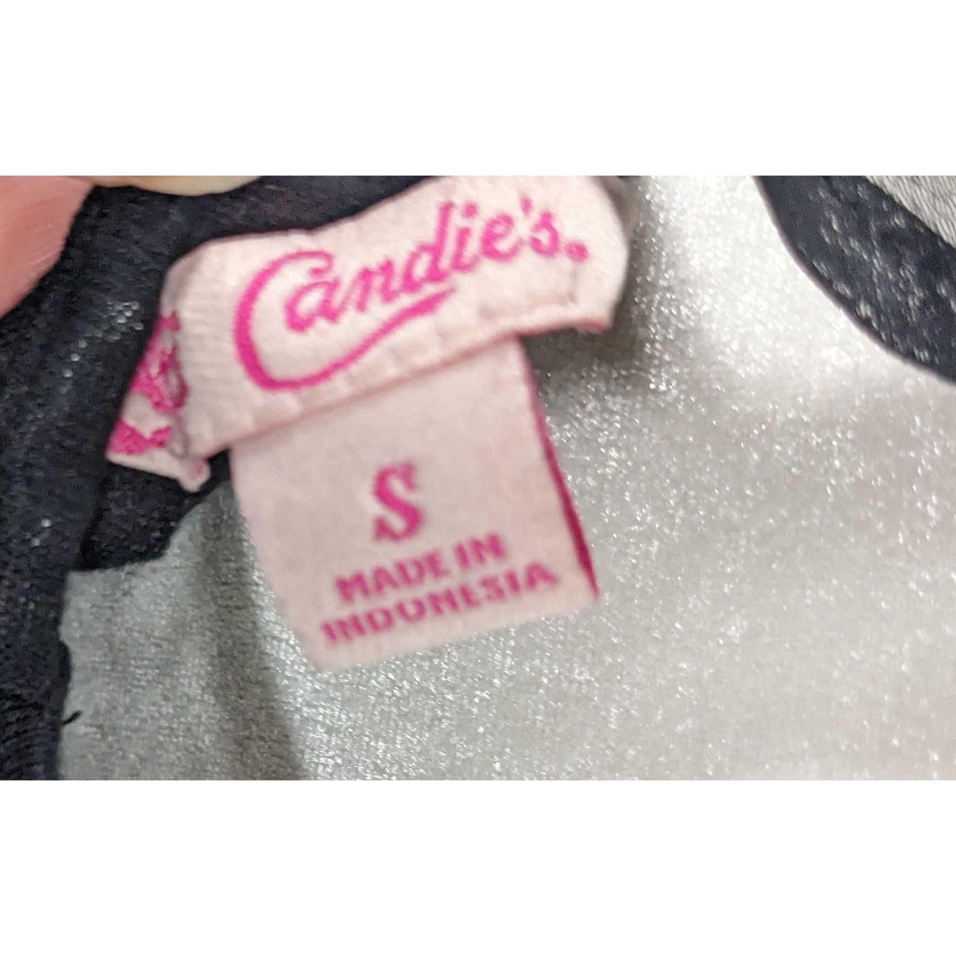 Other Black Retro Slouchy Strappy Top by Candies Size S / US 4 / IT 40 - 6 Thumbnail