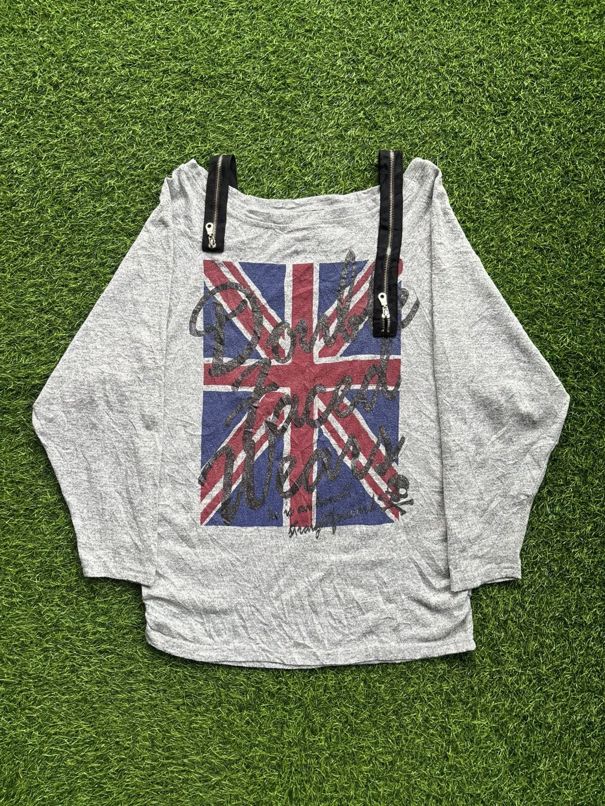 Hysteric Glamour Y2k Plein Beaute Ifsix Punk Style Zip Longsleeve Size M / US 6-8 / IT 42-44 - 1 Thumbnail