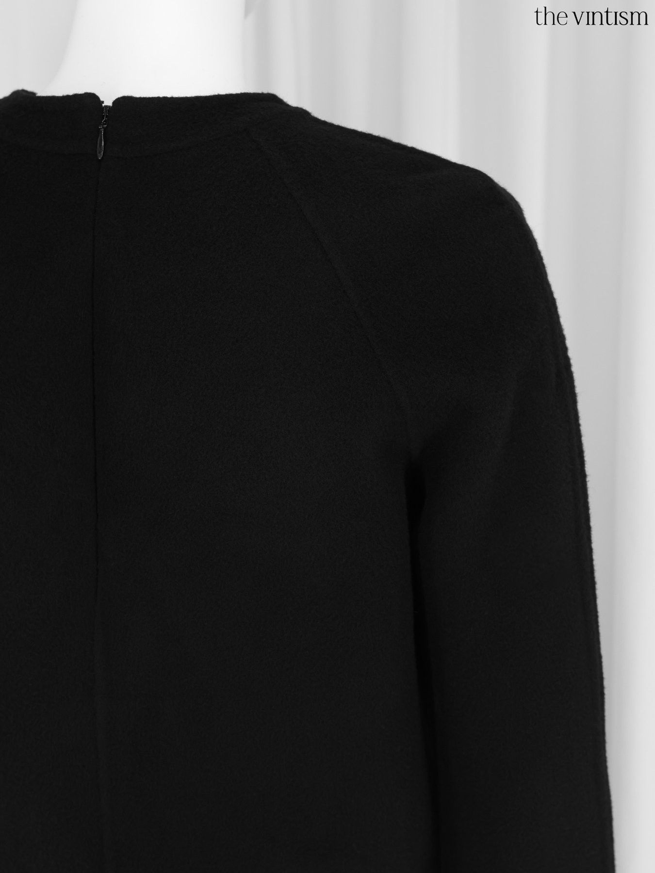 Valentino Valentino Black Virgin Wool & Cashmere Double-Faced Sweater Size S / US 4 / IT 40 - 7 Thumbnail