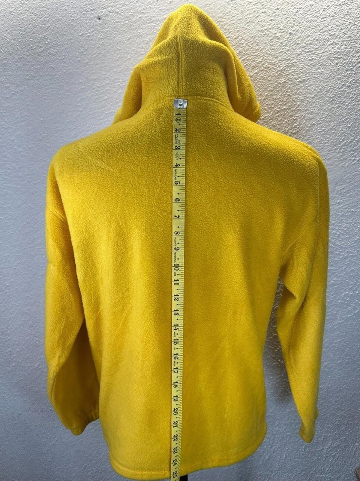 Disney Disney Calif. Adventure XS Embroidered Yellow Fleece Hoodie Size ONE SIZE - 3 Thumbnail